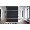 Schiebetürenschrank Velano 150 – Schwarz