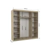 Schiebetürenschrank mit Spiegel Ventara 200