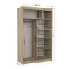 Schiebetürenschrank VARENA mit Spiegel 120