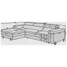 Ecksofa Neviro L