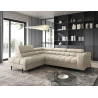 Ecksofa Ferrucio L - Weiß (Royal 01)