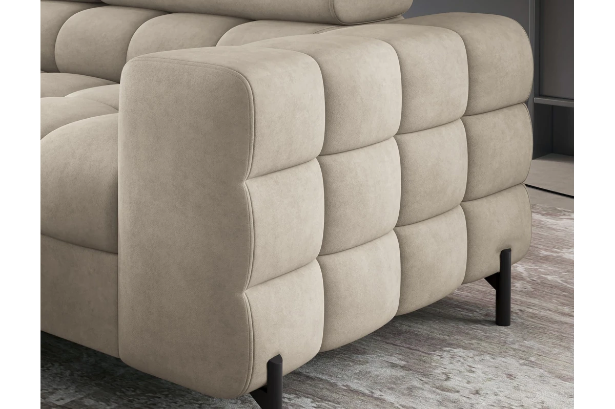 Ecksofa Ferrucio L - Weiß (Royal 01)