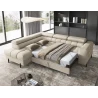 Ecksofa Ferrucio L - Weiß (Royal 01)