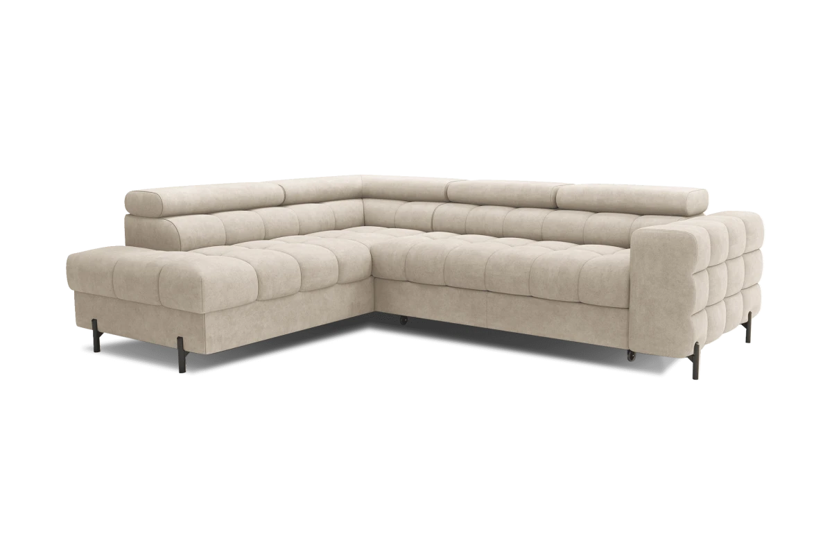 Ecksofa Ferrucio L - Weiß (Royal 01)