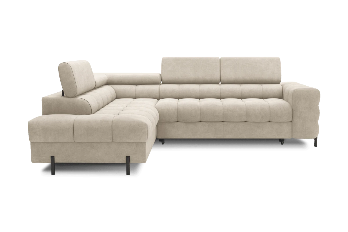 Ecksofa Ferrucio L - Weiß (Royal 01)