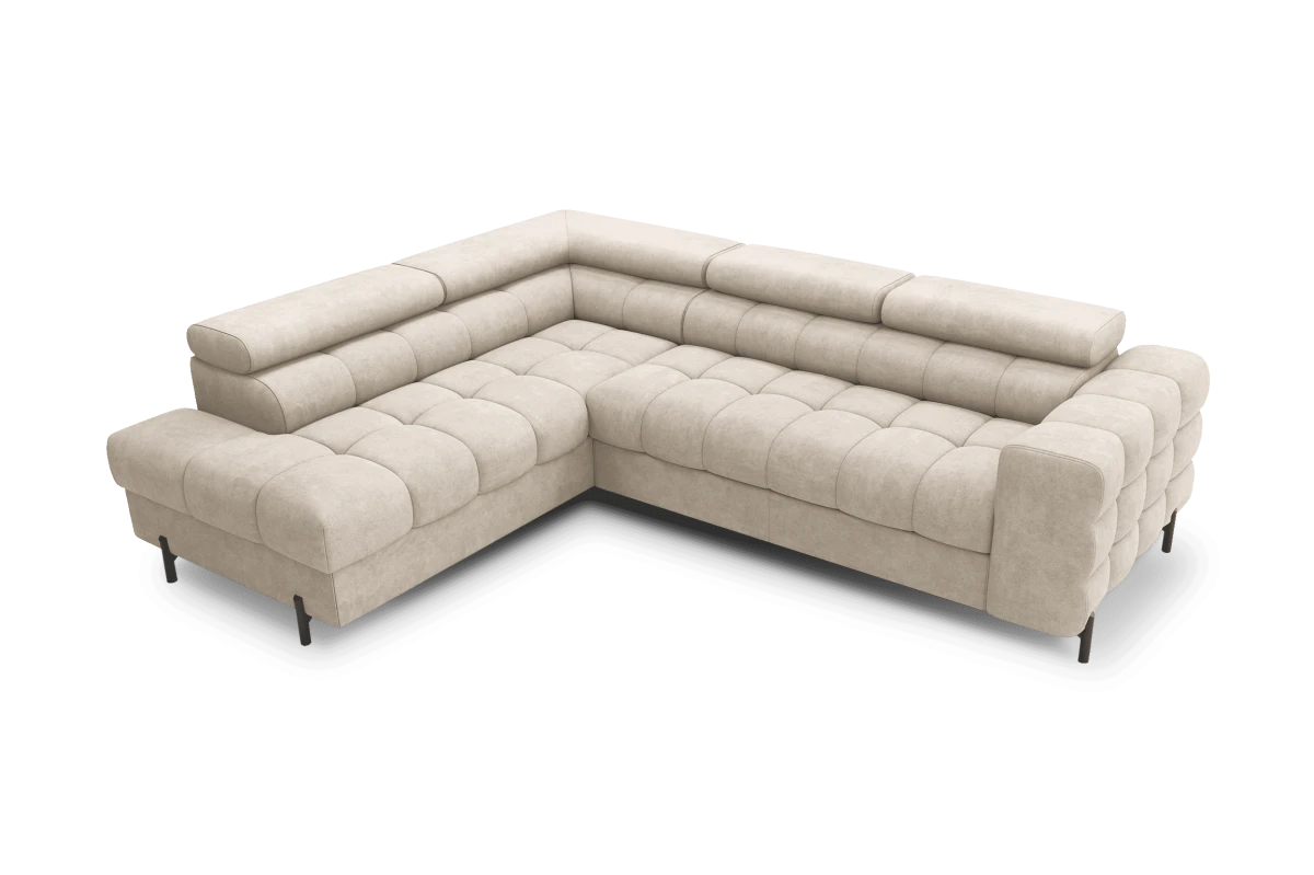 Ecksofa Ferrucio L - Weiß (Royal 01)
