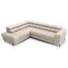Ecksofa Ferrucio L - Weiß (Royal 01)