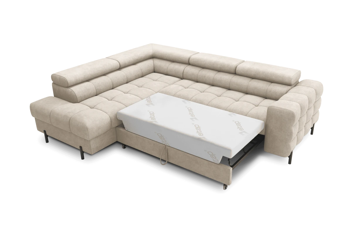 Ecksofa Ferrucio L - Weiß (Royal 01)