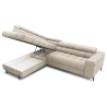 Ecksofa Ferrucio L - Weiß (Royal 01)