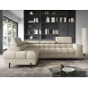 Ecksofa Ferrucio L - Weiß (Royal 01)