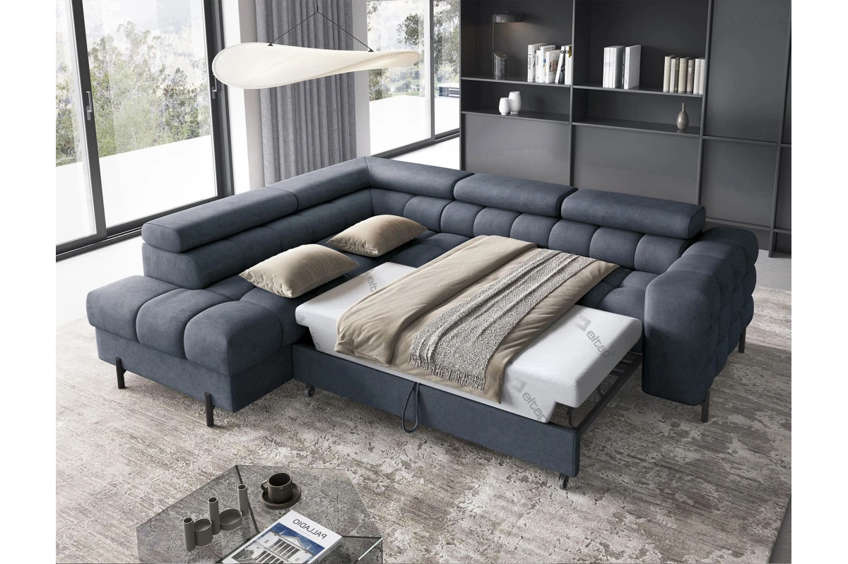 Ecksofa Ferrucio L - Weiß (Royal 01)