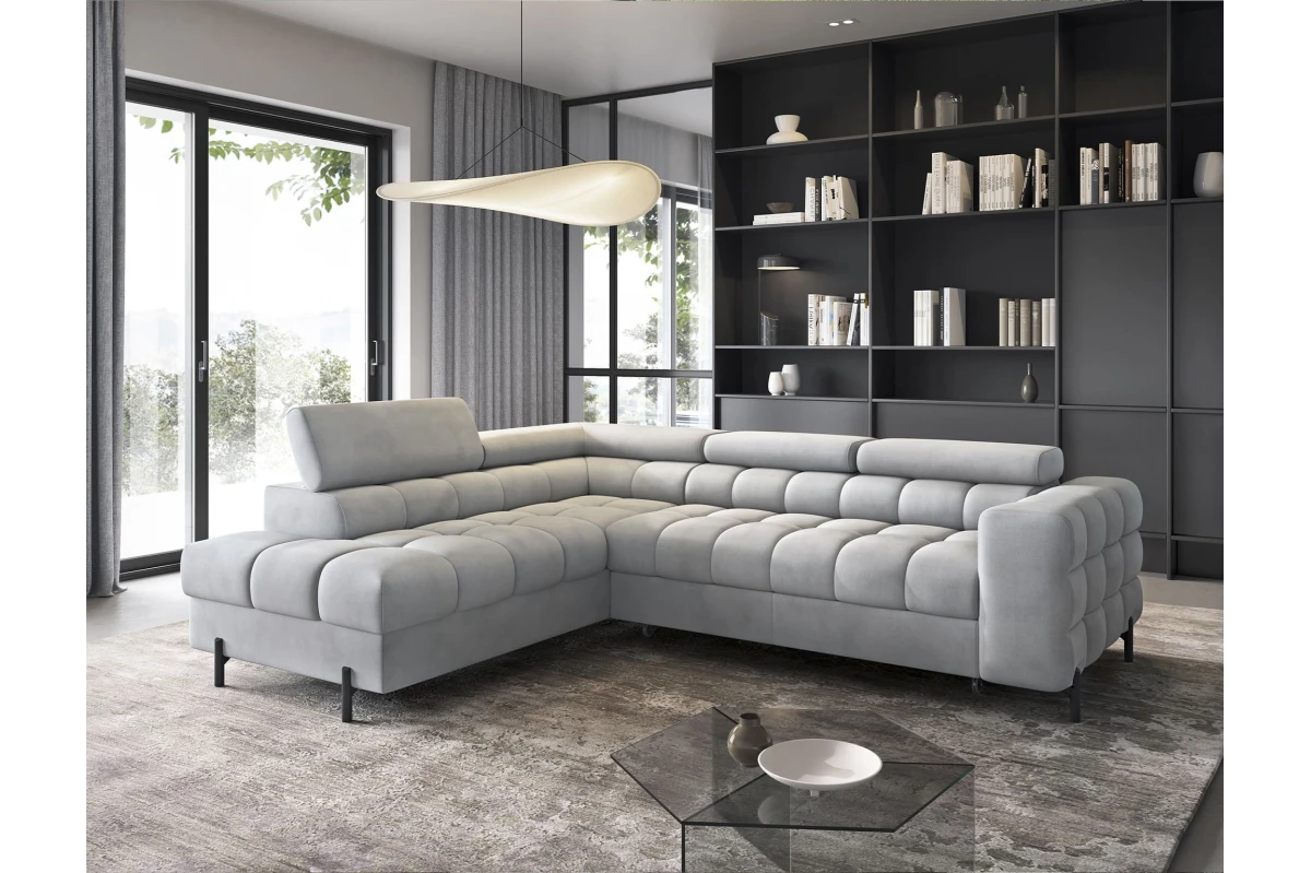 Ecksofa Ferrucio L - Weiß (Royal 01)