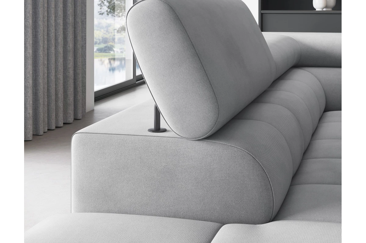 Ecksofa Ferrucio L - Weiß (Royal 01)
