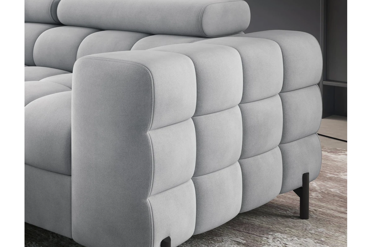 Ecksofa Ferrucio L - Weiß (Royal 01)