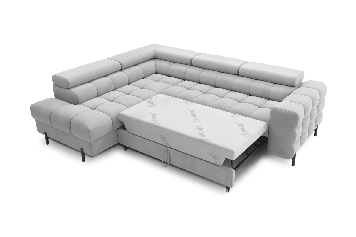 Ecksofa Ferrucio L - Weiß (Royal 01)