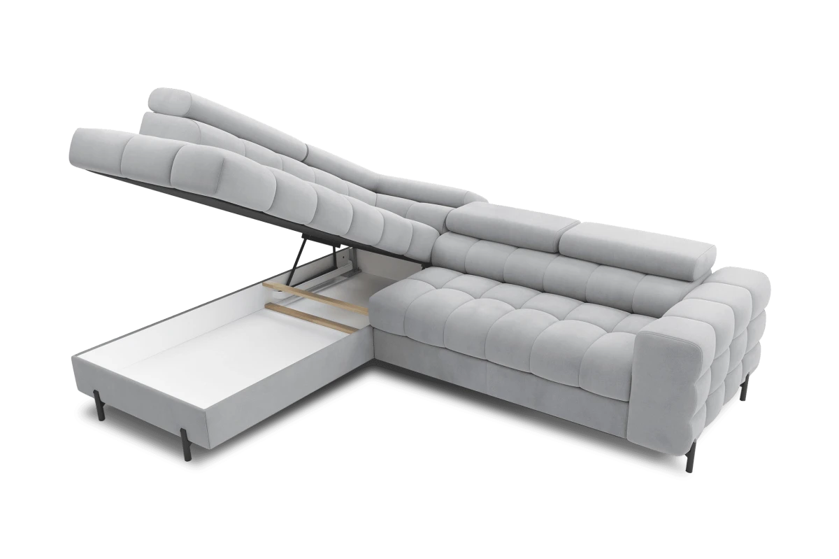 Ecksofa Ferrucio L - Weiß (Royal 01)
