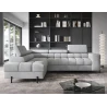 Ecksofa Ferrucio L - Weiß (Royal 01)