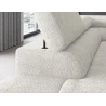 Ecksofa Ferrucio L - Weiß (Royal 01)