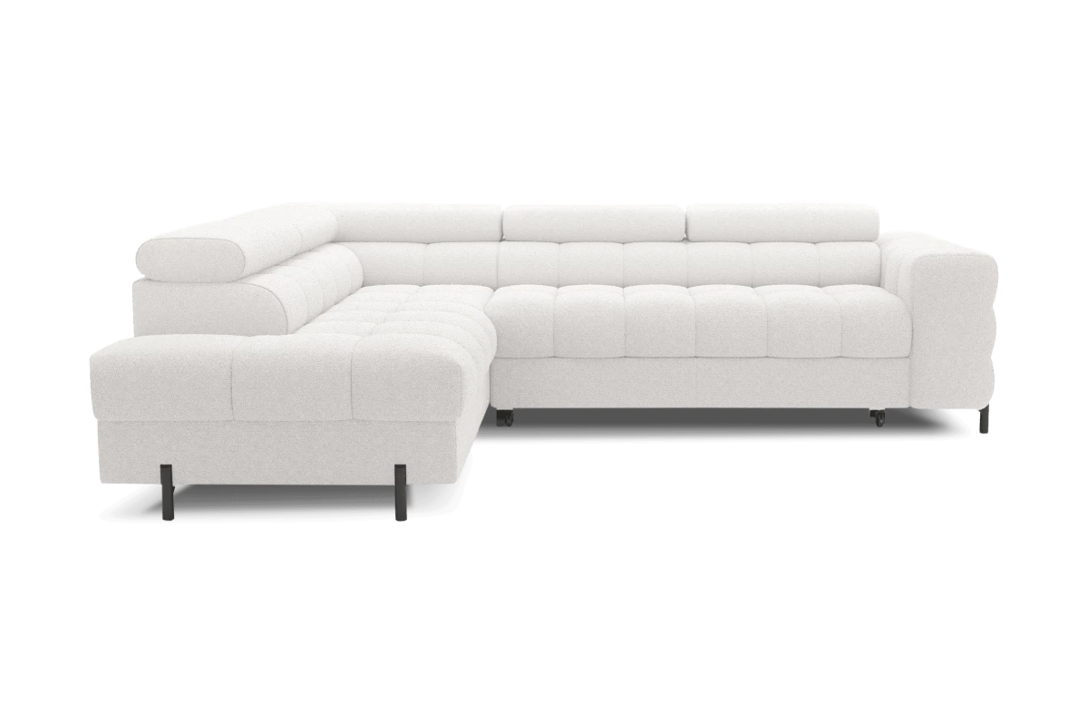 Ecksofa Ferrucio L - Weiß (Royal 01)