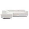 Ecksofa Ferrucio L - Weiß (Royal 01)