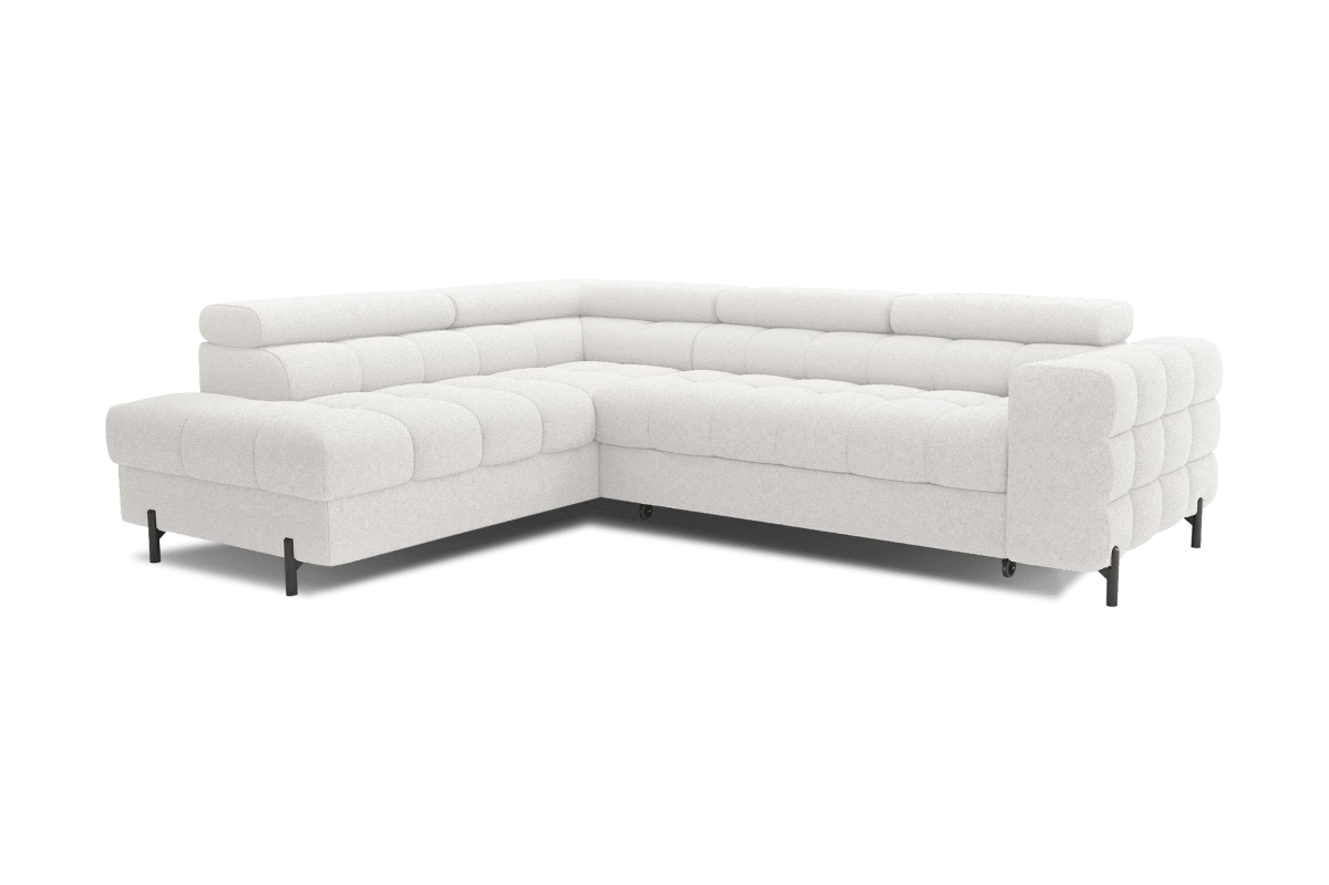 Ecksofa Ferrucio L - Weiß (Royal 01)