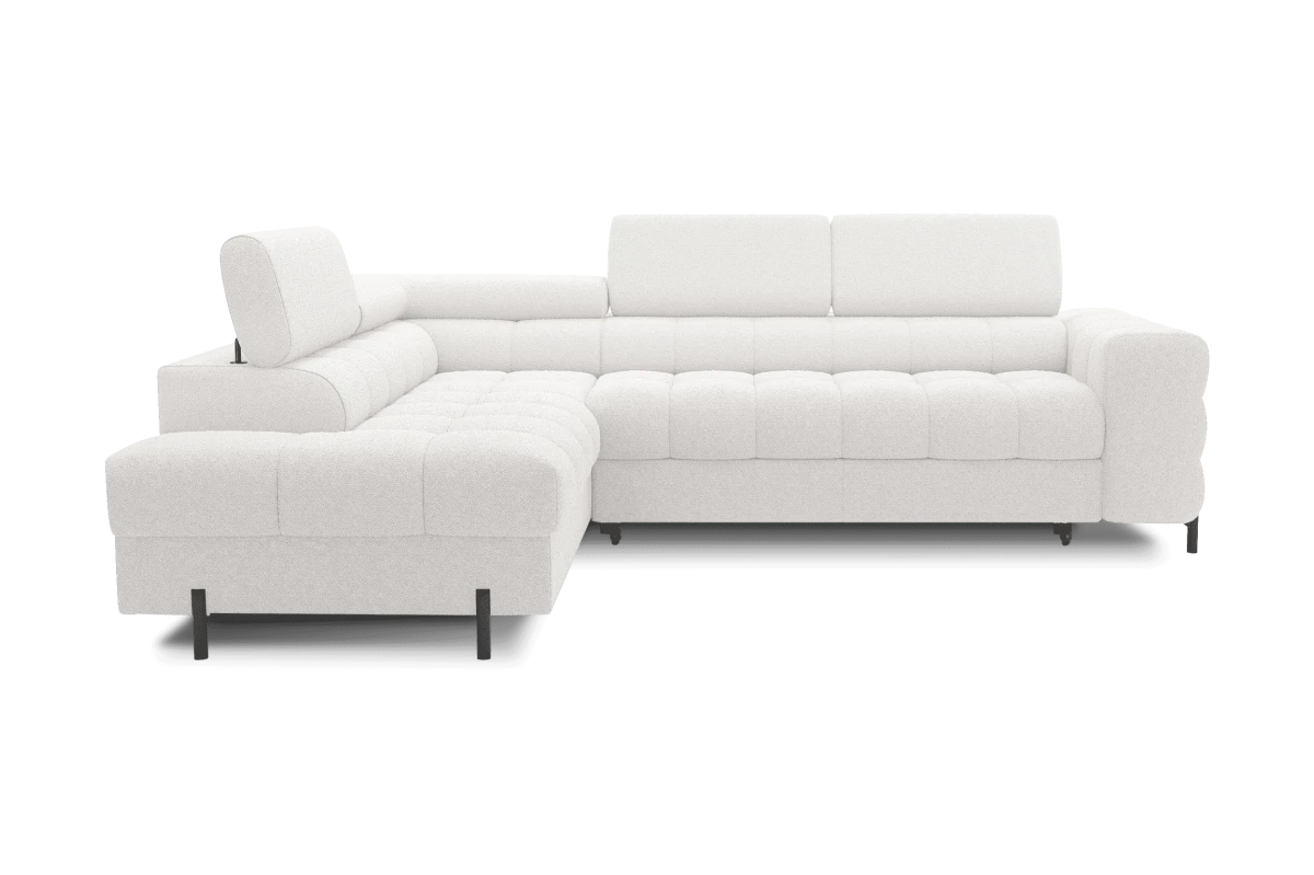 Ecksofa Ferrucio L - Weiß (Royal 01)