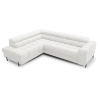 Ecksofa Ferrucio L - Weiß (Royal 01)