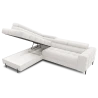 Ecksofa Ferrucio L - Weiß (Royal 01)