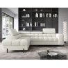 Ecksofa Ferrucio L - Weiß (Royal 01)
