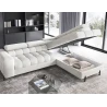 Ecksofa Ferrucio L - Weiß (Royal 01)