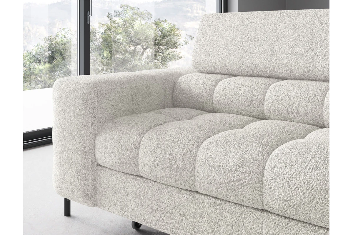 Ecksofa Ferrucio L - Weiß (Royal 01)