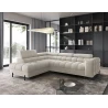 Ecksofa Ferrucio L - Weiß (Royal 01)
