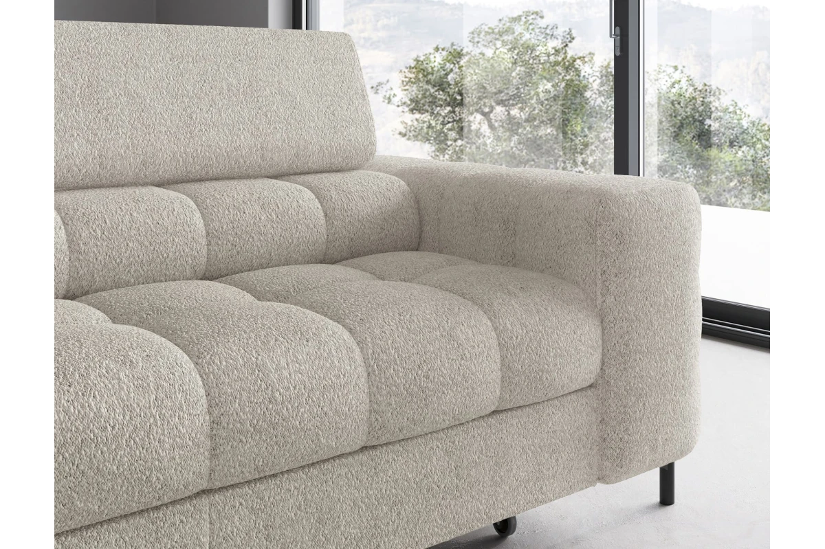 Ecksofa Ferrucio L - Weiß (Royal 01)