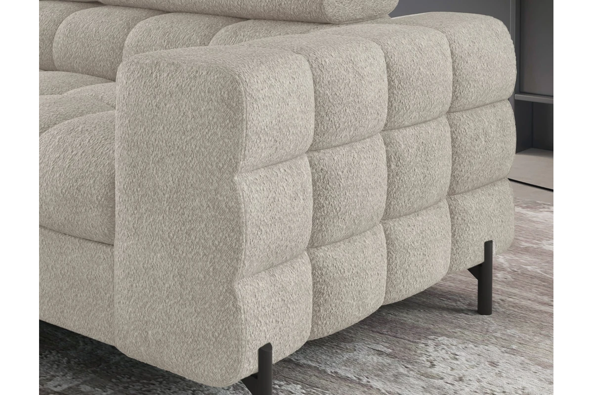 Ecksofa Ferrucio L - Weiß (Royal 01)