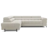 Ecksofa Ferrucio L - Weiß (Royal 01)