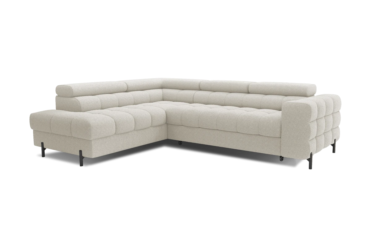 Ecksofa Ferrucio L - Weiß (Royal 01)