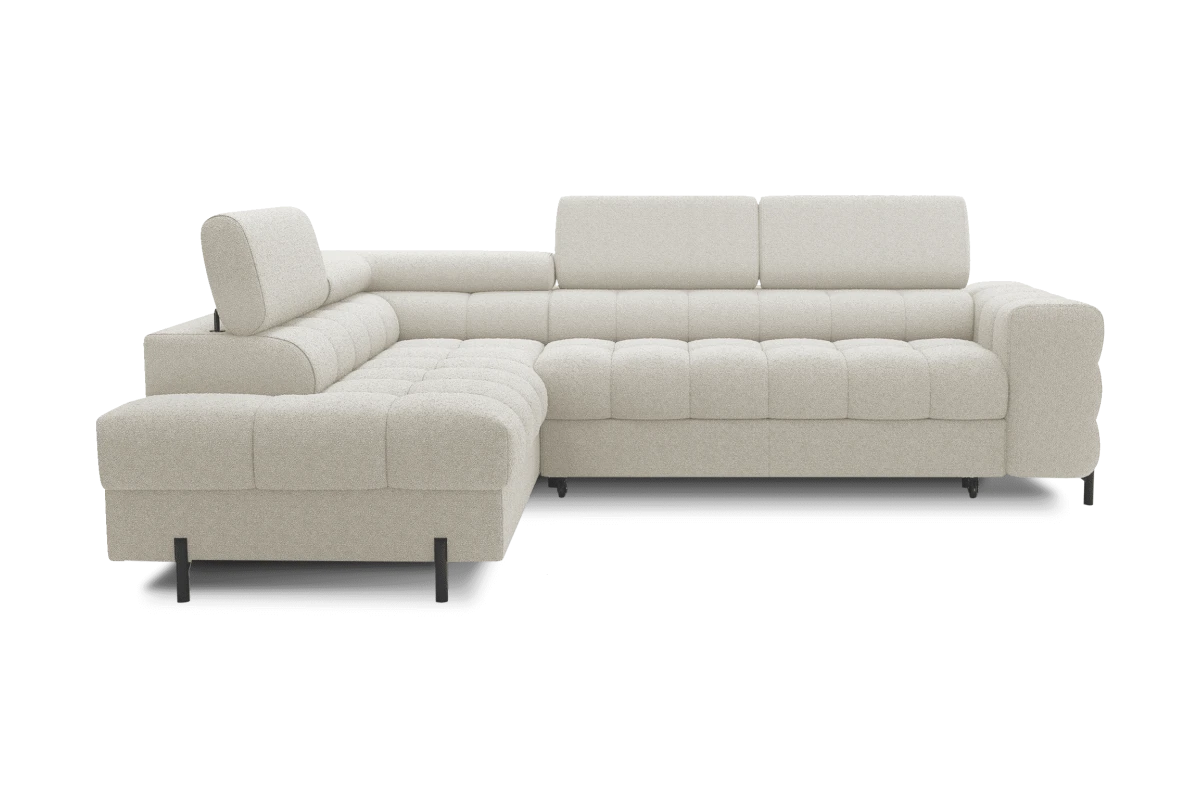Ecksofa Ferrucio L - Weiß (Royal 01)