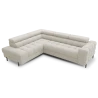 Ecksofa Ferrucio L - Weiß (Royal 01)