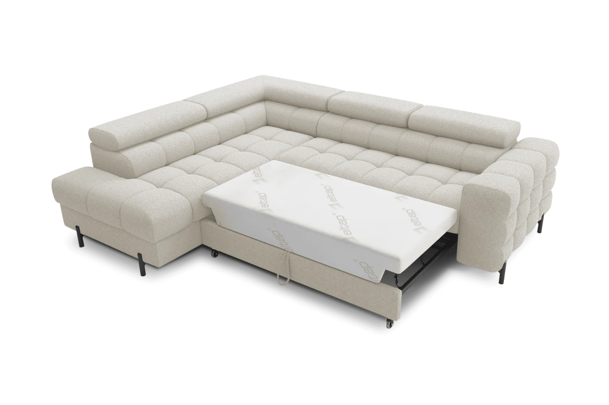 Ecksofa Ferrucio L - Weiß (Royal 01)