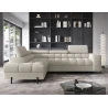 Ecksofa Ferrucio L - Weiß (Royal 01)