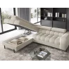 Ecksofa Ferrucio L - Weiß (Royal 01)
