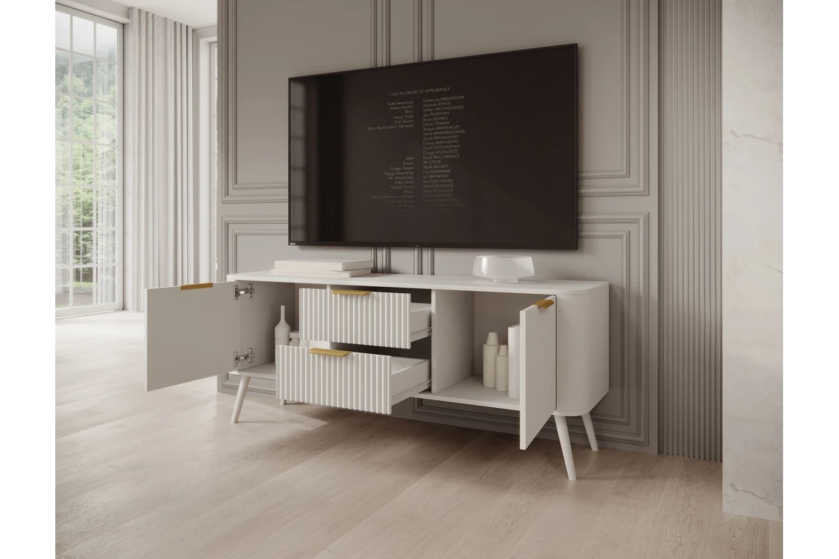 TV-Schranke Ixia - Weiß