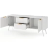 TV-Schranke Ixia - Weiß