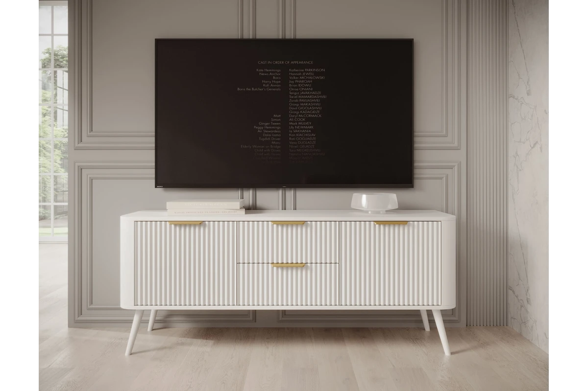 TV-Schranke Ixia - Weiß