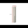 Drehtürenschrank LUMA 40 - Kaschmir