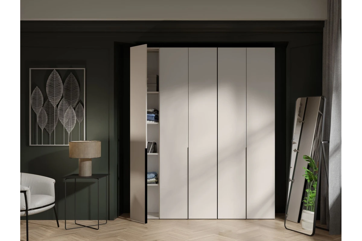 Drehtürenschrank LUMA 40 - Kaschmir
