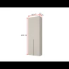 Drehtürenschrank LUMA 80 - Kaschmir