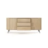 Kommode NOLI 196 mit abgerundeten Seiten – Sideboard Eiche