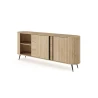 Kommode NOLI 196 mit abgerundeten Seiten – Sideboard Eiche
