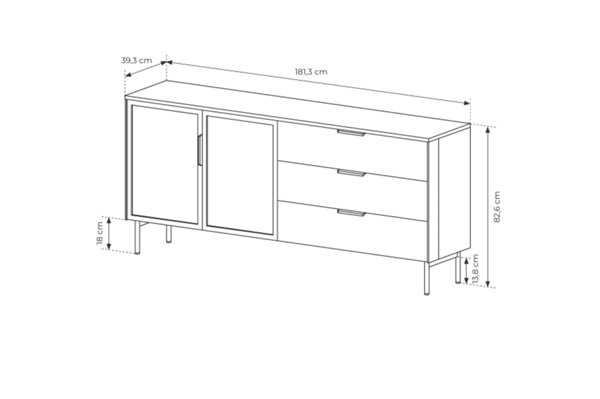 Kommode ELOA 181 2D3S